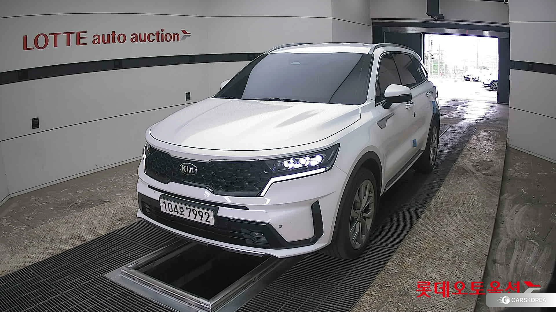 Kia Sorento 2021 Snow White Pearl (optional) из Кореи