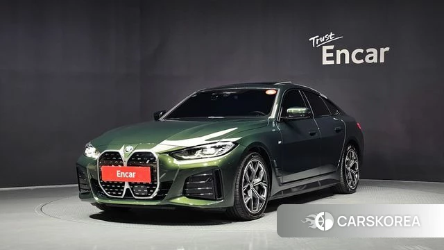BMW i4 2022 Зеленый из Кореи