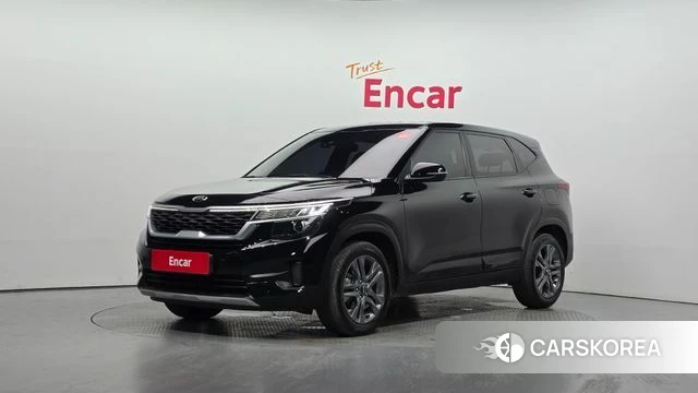 Kia Seltos 2020 Черный из Кореи