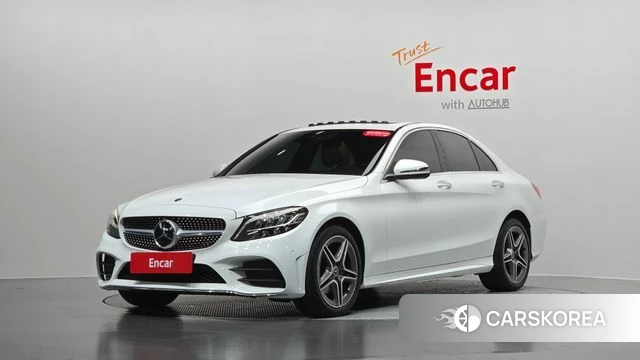 Mercedes-Benz C-Class W205 2021 Белый из Кореи