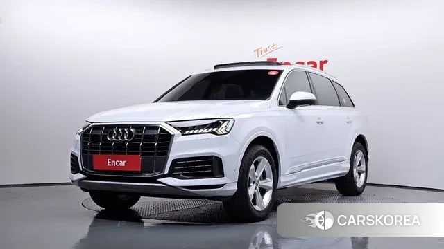 Audi Q7 (4M) 2021 Белый из Кореи