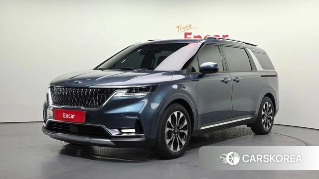 Kia Carnival 4th generation 2021 Небесно-голубой из Кореи