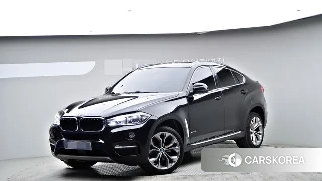 BMW X6 (F16) 2018 Черный из Кореи