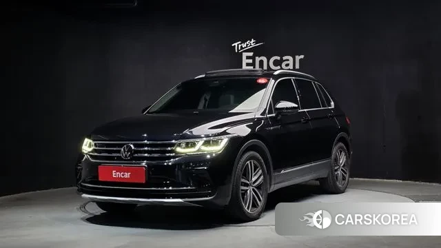 Volkswagen Tiguan second Generation 2022 Черный из Кореи