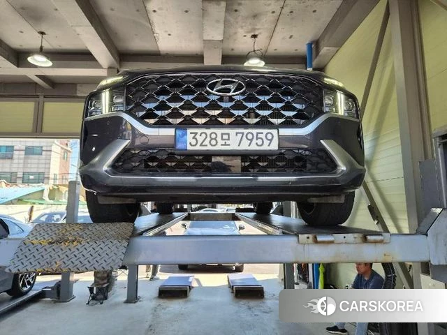 Hyundai The New Santa Fe 2021 Синий из Кореи