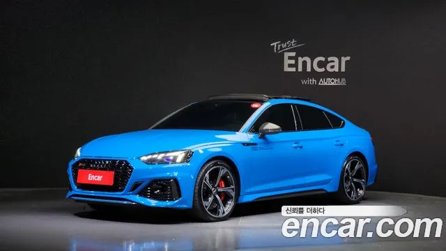 Audi RS5 (F5) 2021 Синий из Кореи