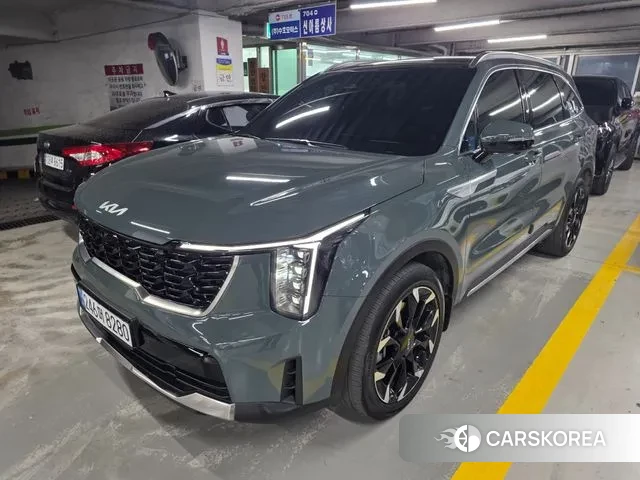 Kia The New Sorento 4th Generation 2024 Светло-зеленый из Кореи