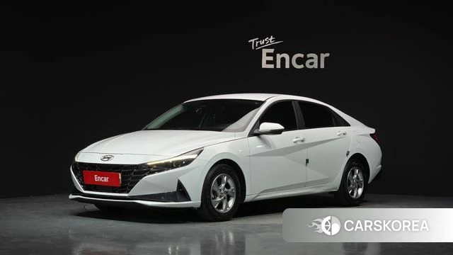 Hyundai Avante (CN7) 2020 Белый из Кореи