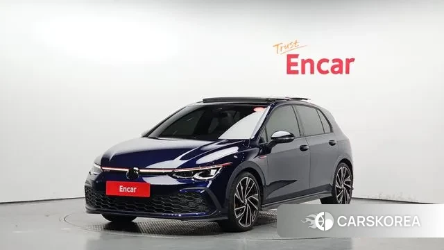 Volkswagen Golf 8th Generation 2023 Синий из Кореи