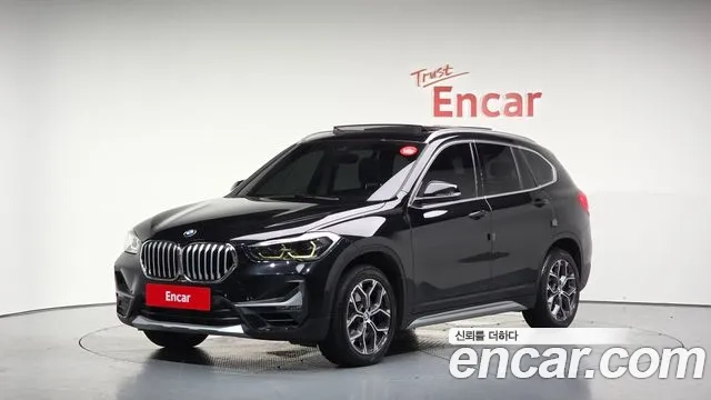 BMW X1 (F48) 2021 Черный из Кореи