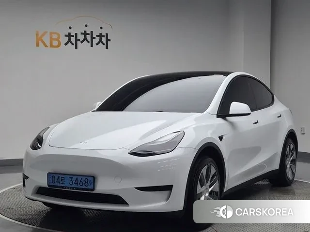 Tesla Model Y 2023 Белый из Кореи