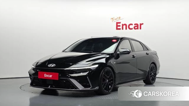 Hyundai The New Avante (CN7) 2024 Черный из Кореи