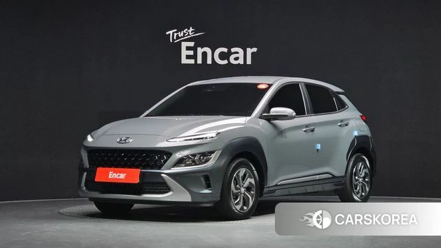 Hyundai The New Kona Hybrid 2022 Серебристо-серый из Кореи