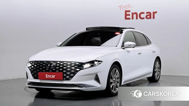 Hyundai The New Grandeur IG Hybrid 2021 Белый из Кореи