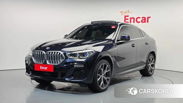 BMW X6 (G06) 2021 Черный из Кореи