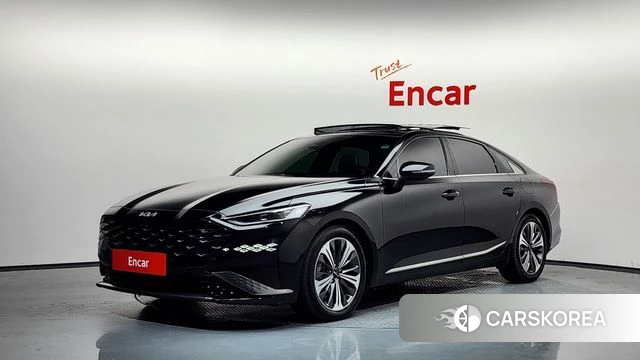 Kia K8 Hybrid 2021 Черный из Кореи