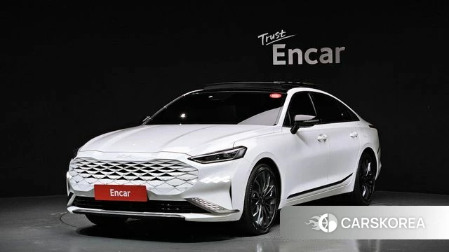Kia K8 Hybrid 2023 Белый из Кореи