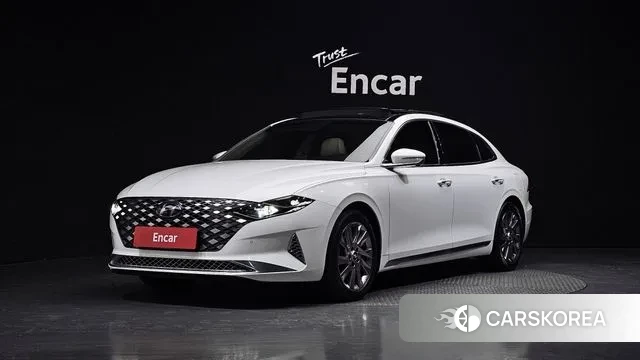 Hyundai The New Grandeur IG Hybrid 2021 Белый из Кореи
