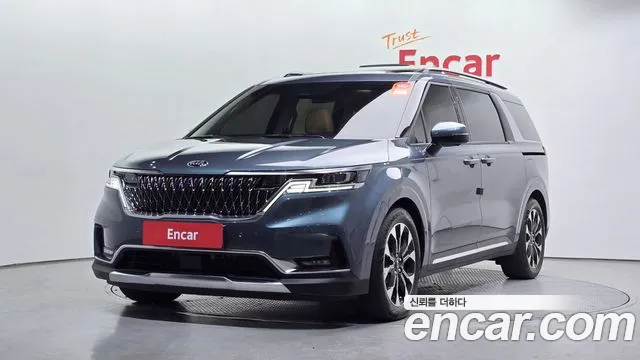 Kia Carnival 4th generation 2020 Небесно-голубой из Кореи