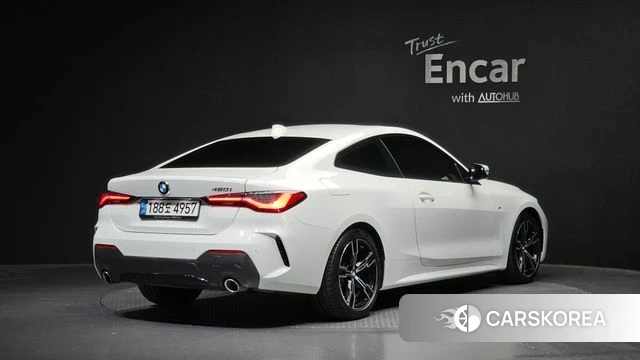 BMW 4 Series (G22) 2021 Белый из Кореи