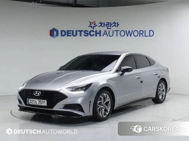 Hyundai Sonata (DN8) 2021 Серебристо-серый из Кореи