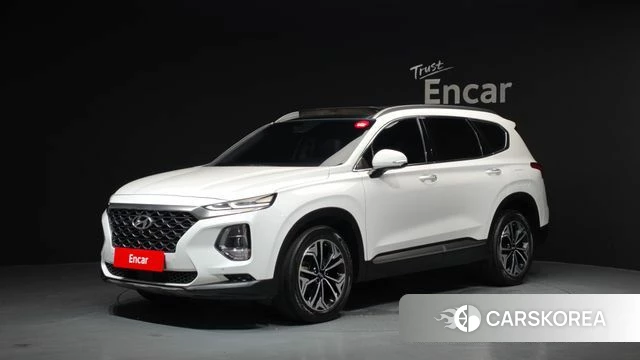 Hyundai Santa Fe TM 2019 Белый из Кореи