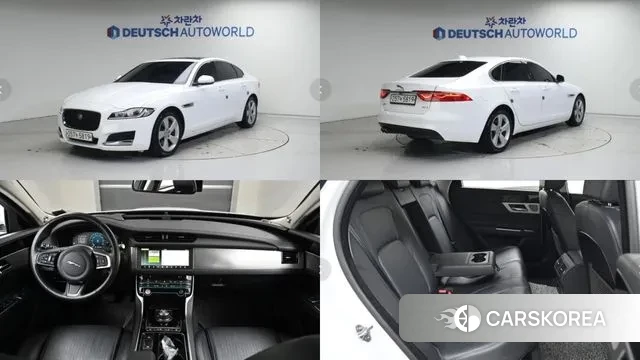 Jaguar XF (X260) 2018 Белый из Кореи