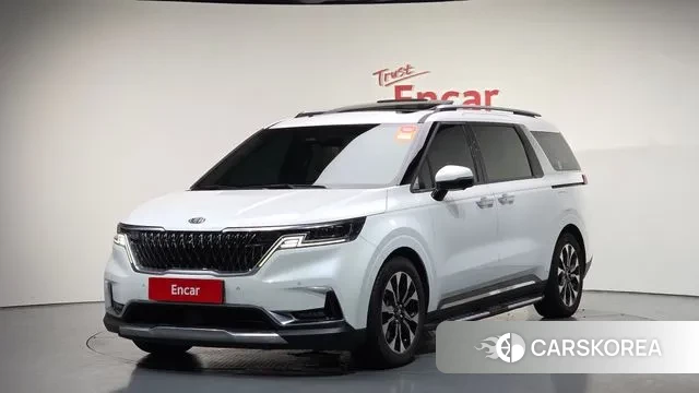 Kia Carnival 4th generation 2021 Белый из Кореи