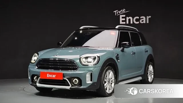 Mini Cooper Countryman 2021 Небесно-голубой из Кореи