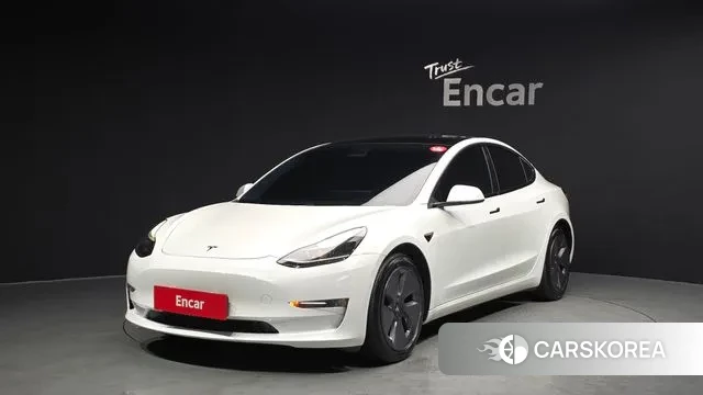 Tesla Model 3 2021 Белый из Кореи
