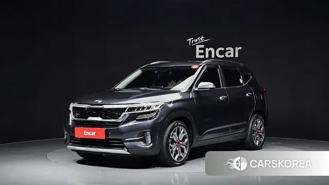 Kia Seltos 2021 Серый из Кореи