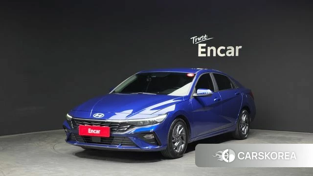 Hyundai The New Avante (CN7) 2023 Синий из Кореи