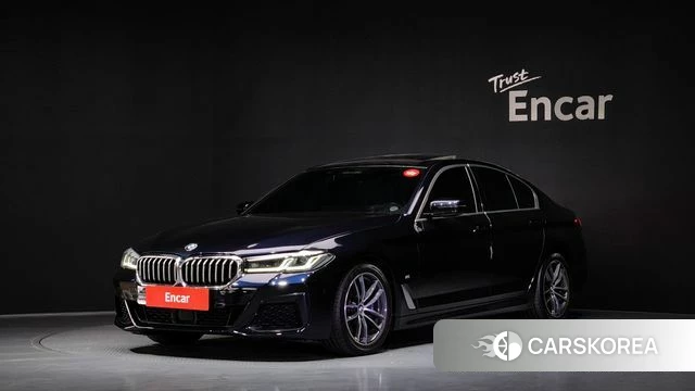 BMW 5 Series (G30) 2021 Черный из Кореи