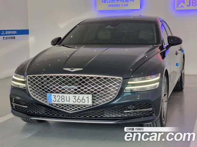 Genesis G80 (RG3) 2021 Темно-зеленый из Кореи