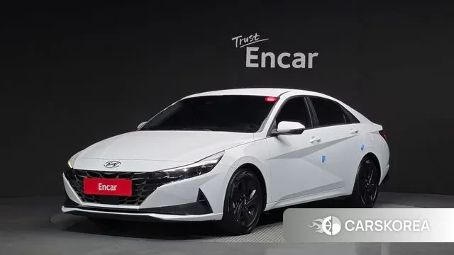 Hyundai Avante (CN7) 2021 Белый из Кореи