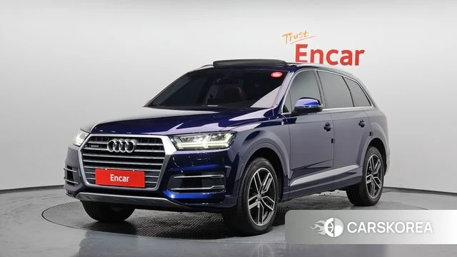 Audi Q7 (4M) 2019 Синий из Кореи