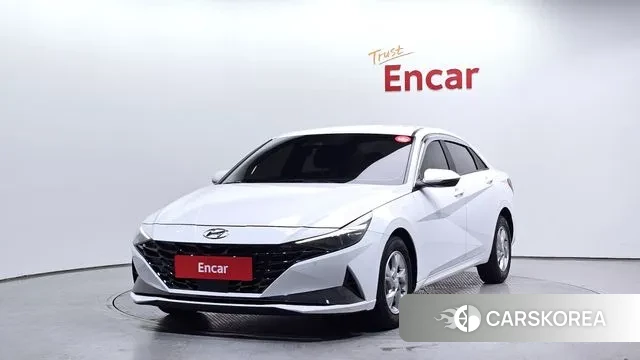 Hyundai Avante (CN7) 2020 Белый из Кореи