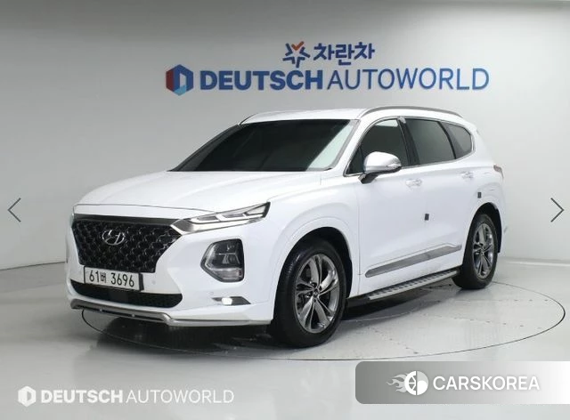 Hyundai Santa Fe TM 2019 Белый из Кореи