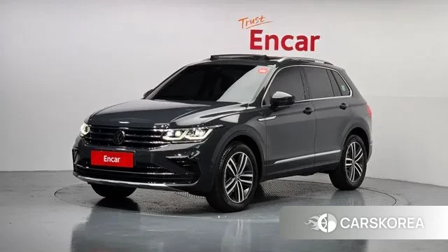 Volkswagen Tiguan second Generation 2023 Серый из Кореи