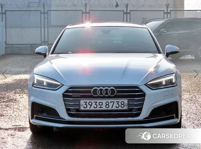 Audi A5 (F5) 2019 Белый из Кореи