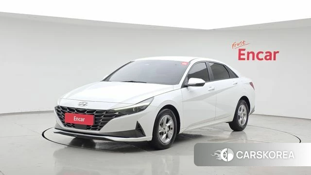 Hyundai Avante (CN7) 2020 Белый из Кореи