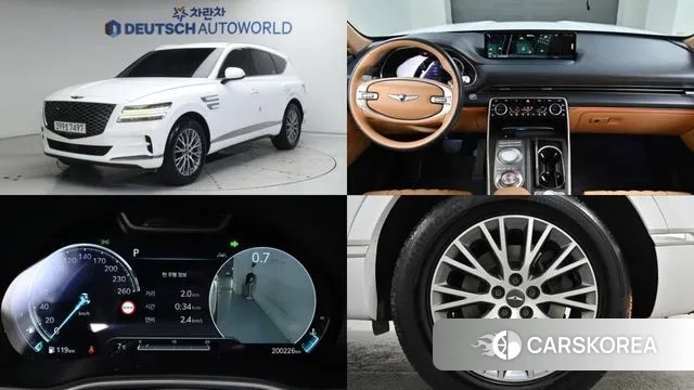 Genesis GV80 2021 Белый из Кореи