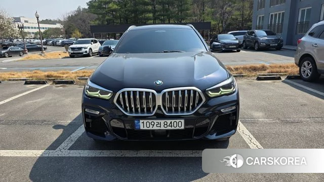 BMW X6 (G06) 2021 Черный из Кореи