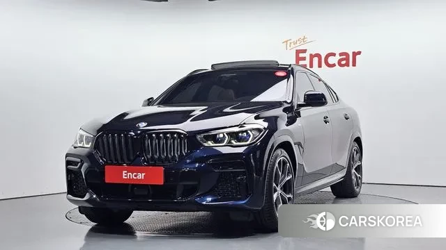 BMW X6 (G06) 2023 Черный из Кореи