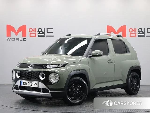 Hyundai Casper 2022 Темно-зеленый из Кореи