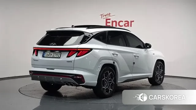 Hyundai Tucson Hybrid (NX4) 2021 Белый из Кореи