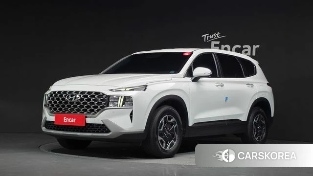 Hyundai The New Santa Fe 2023 Белый из Кореи