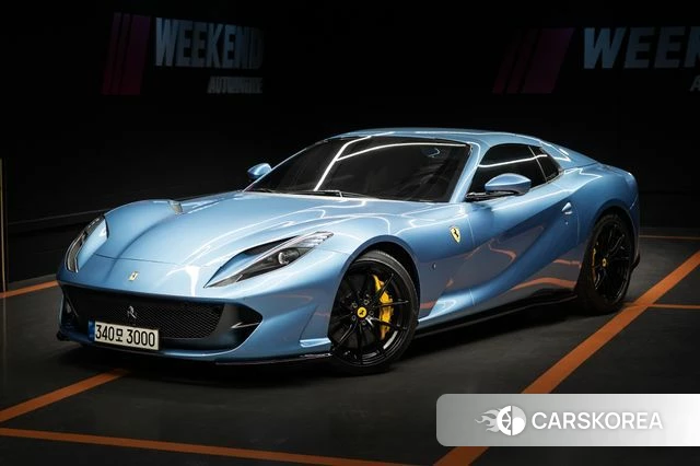 Ferrari 812 GTS 2020 Небесно-голубой из Кореи