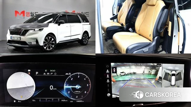 Kia Carnival 4th generation 2021 Белый из Кореи