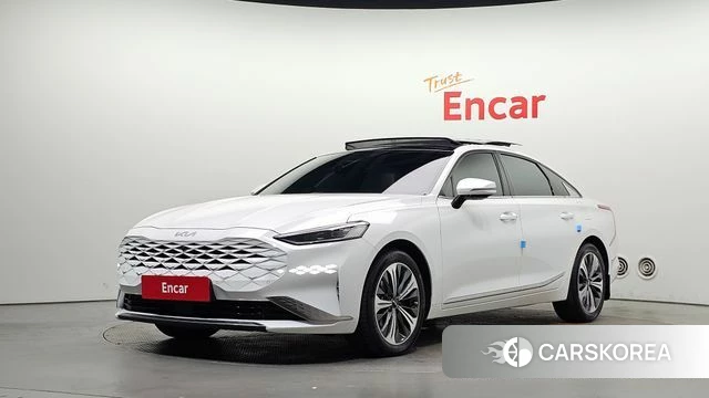 Kia K8 Hybrid 2021 Белый из Кореи